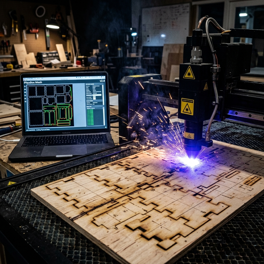 Laser Cutting & CNC Toolpath Workflow
